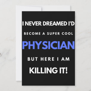 Ik had nooit gedacht dat ik een supercoole dokter bedankkaart