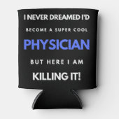 Ik had nooit gedacht dat ik een supercoole dokter blikjeskoeler (Voorkant)