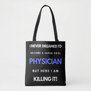 Ik had nooit gedacht dat ik een supercoole dokter tote bag