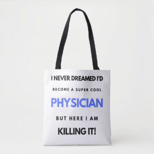 Ik had nooit gedacht dat ik een supercoole dokter tote bag