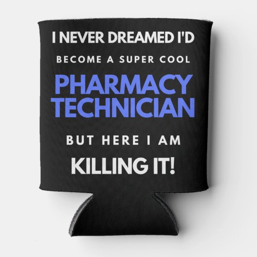 Ik had nooit gedacht dat ik een superkinderapothee blikjeskoeler (Voorkant)