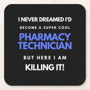 Ik had nooit gedacht dat ik een superkinderapothee kartonnen onderzetters