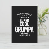 Ik had nooit gedacht dat ik een superwolke grumpa kaart (Staand voorkant)