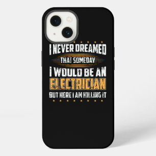 Ik had nooit gedacht dat ik elektricien zou worden iPhone 13 hoesje
