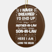 Ik had nooit gedacht dat ik uiteindelijk een moede keramisch ornament (Links)