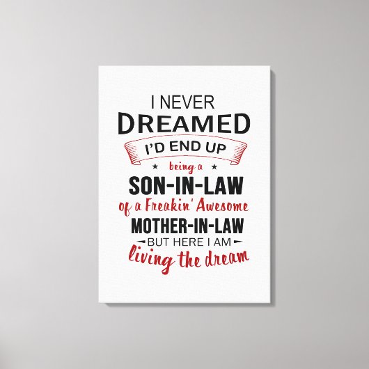 Ik had nooit gedacht dat ik uiteindelijk een schoo canvas afdruk (Voorkant)