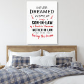 Ik had nooit gedacht dat ik uiteindelijk een schoo canvas afdruk (Insitu (Slaapkamer))