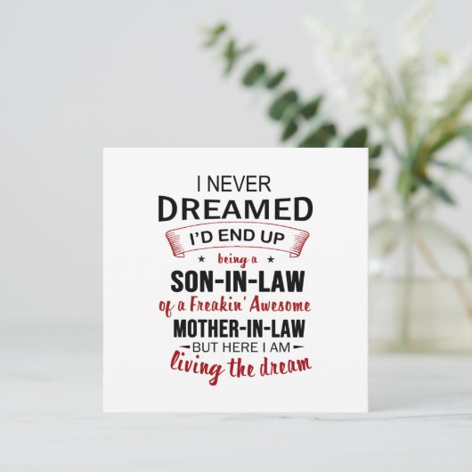 Ik had nooit gedacht dat ik uiteindelijk een schoo kaart (Staand voorkant)