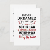 Ik had nooit gedacht dat ik uiteindelijk een schoo kaart (Voorkant / Achterkant)