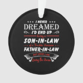 Ik had nooit gedacht dat ik uiteindelijk een zoon  ornament (voorkant)