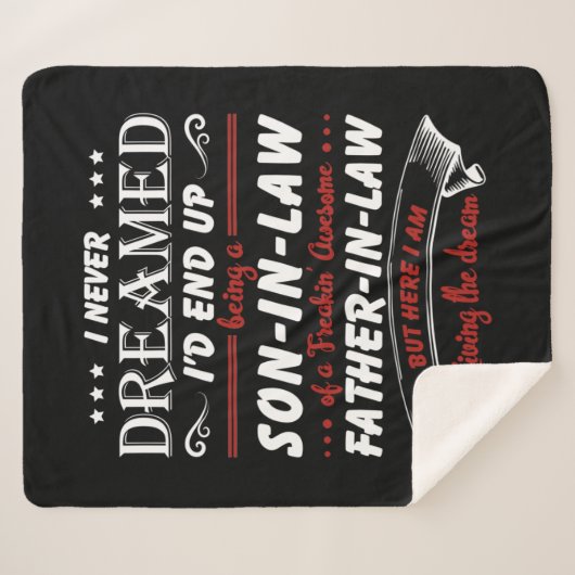 Ik had nooit gedacht dat ik uiteindelijk een zoon  sherpa deken (Voorkant (horizontaal))