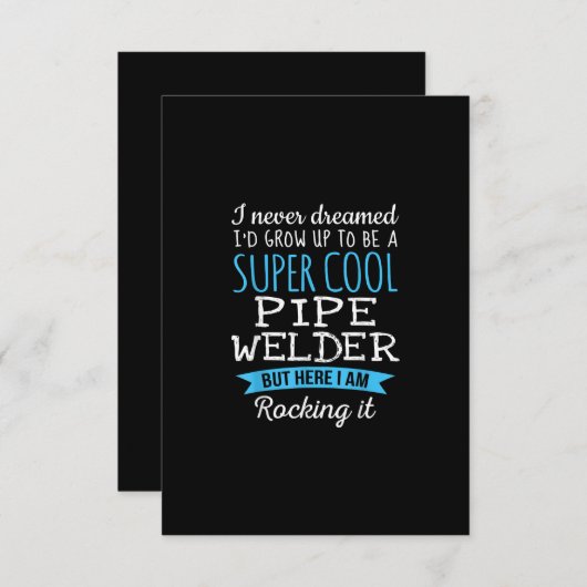 Ik had nooit gedacht dat ik zou groeien met Super  Bedankkaart (Voorkant / Achterkant)