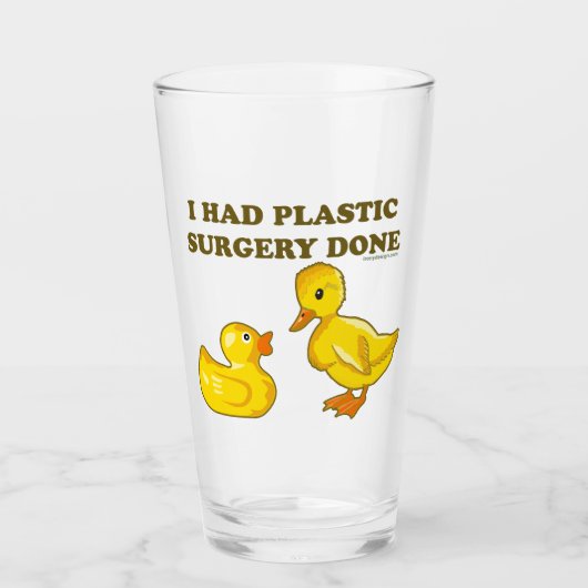 Ik had plastische chirurgie gedaan glas (Voorkant)