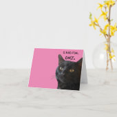 Ik had plezier. Eén keer. Quote met eigenzinnige z Kaart (Gele Bloem)