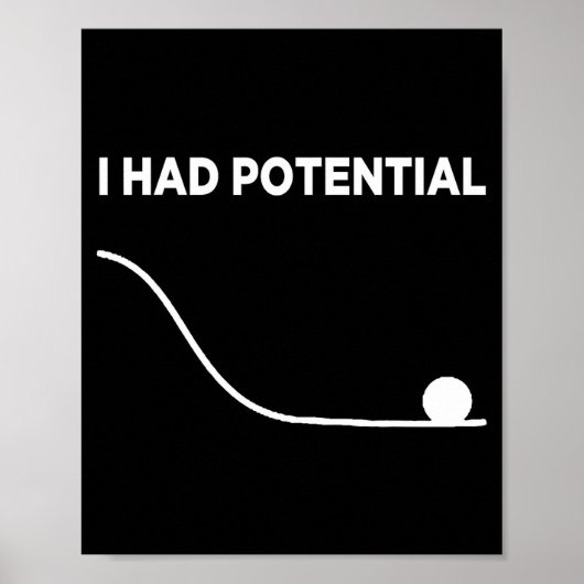Ik Had Potentie T-shirt.png Poster (Voorkant)