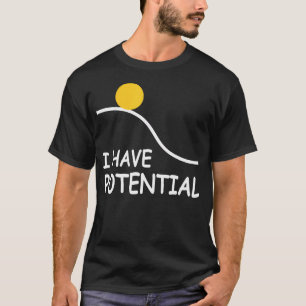 Ik Had Retro Potentieel Grappig Boek over Wetensch T-shirt