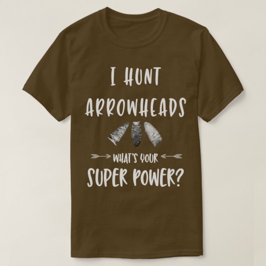 Ik hak de pijlpunten wat je Superpower is T-shirt (Design voorkant)