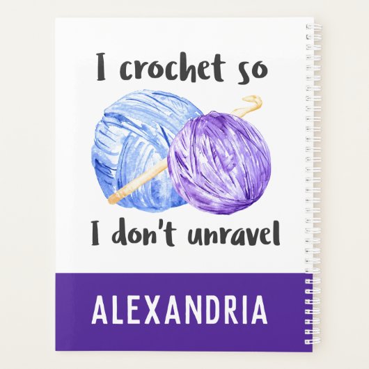 Ik hak door zodat ik geen gepersonaliseerd citaat  planner (Achterkant)