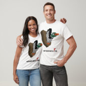 Ik hak Ducks met een pomp. T-shirt (Unisex)