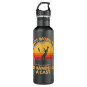 Ik hak dus ik maak de krokodillen niet uit. waterfles  (Voorkant)