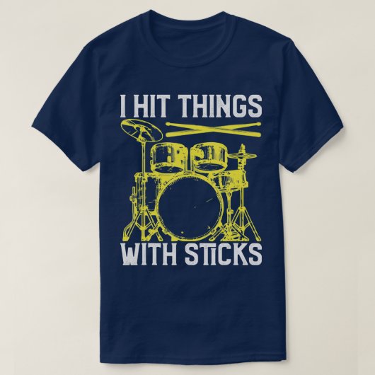Ik hak met de drumdrummer t-shirt (Design voorkant)