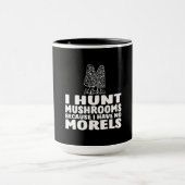 Ik hak paddenstoelen omdat ik geen morels heb mok (Midden)