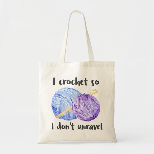 Ik hak zodat ik geen citaat ontrafel tote bag (Voorkant)
