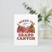 Ik hakte de Grand Canyon Briefkaart (Staand voorkant)