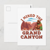 Ik hakte de Grand Canyon Briefkaart (Voorkant / Achterkant)