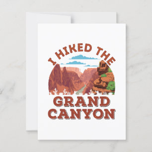Ik hakte de Grand Canyon Briefkaart