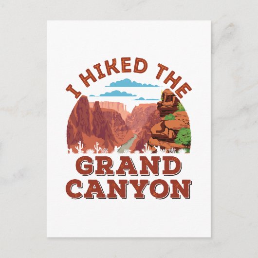 Ik hakte de Grand Canyon Briefkaart (Voorkant)