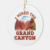 Ik hakte de Grand Canyon Keramisch Ornament (Links)