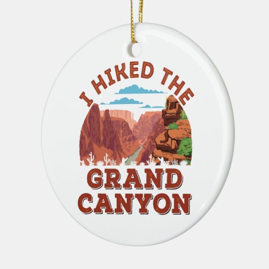 Ik hakte de Grand Canyon Keramisch Ornament (Links)