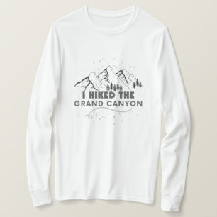 ik hakte de grote canyon grappig aan het wandelen t-shirt