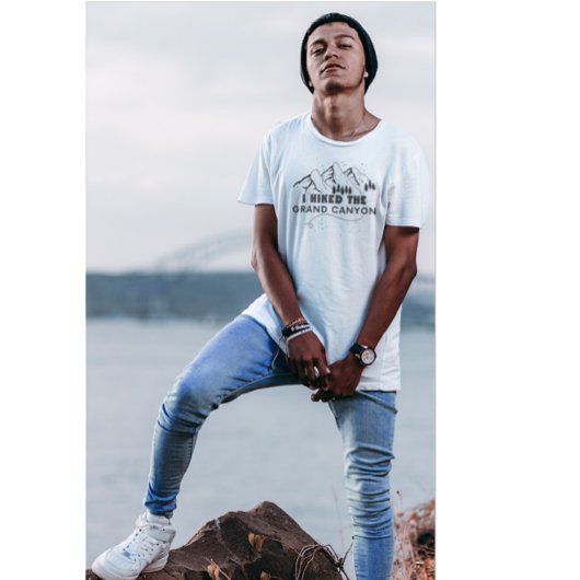 ik hakte de grote canyon grappig aan het wandelen t-shirt