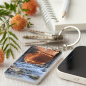 Ik hakte de Narrows Zion National Park Sleutelhang Sleutelhanger (Voorkant Rechts)