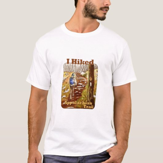 Ik hakte het Appalachian Trail. T-shirt (Voorkant)