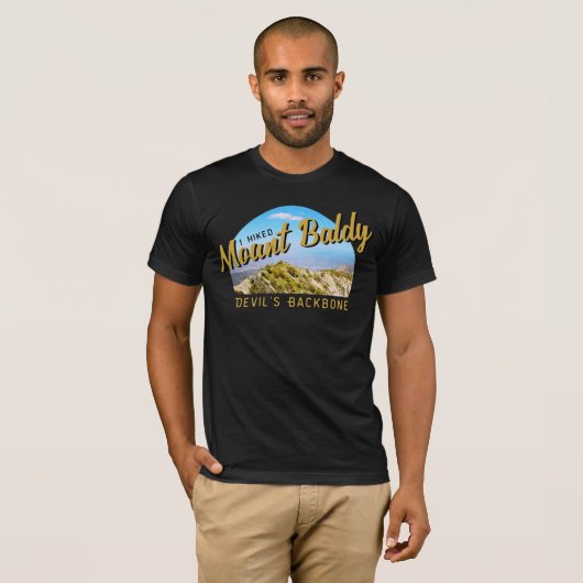 Ik hakte Mount Baldy - Devil's backbone T-shirt (Voorkant volledig)