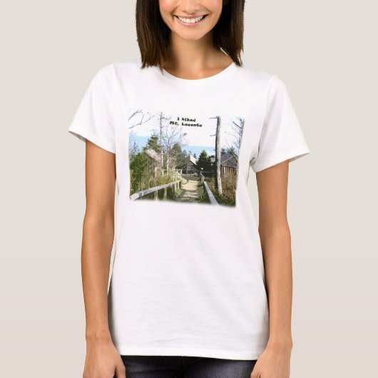 Ik hakte Mt LeConte/Foto Art T-shirt (Voorkant)