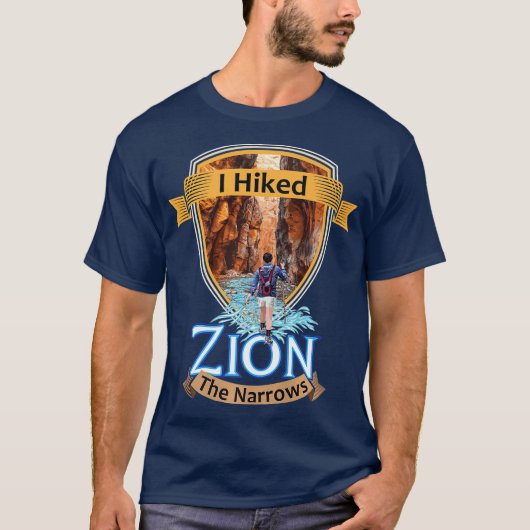 Ik hakte Zion het Narrows Utah River Adventure T-shirt (Voorkant)