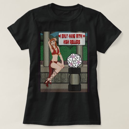 Ik hang alleen met: t-shirt (Design voorkant)