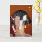 Ik hang in de daar Humoristische Kaart van de (Gele Bloem)