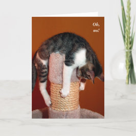 Ik hang in de daar Humoristische Kaart van de