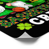 Ik hang met mijn basketbalploeg drie Patrick's Day Poster (Hoek)