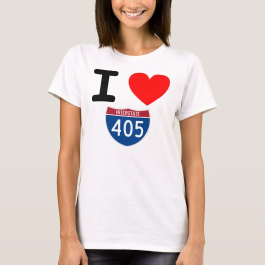 Ik hart 405 t-shirt (Voorkant)