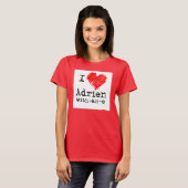 Ik hart Adrien-met-een-e t-shirt (Voorkant volledig)