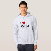 Ik hart Alaska Hoodie (Voorkant volledig)