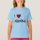 Ik hart Alaska T-shirt (Voorkant)