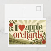 "Ik [Hart] Appelhoeven" Briefkaart (Voorkant / Achterkant)