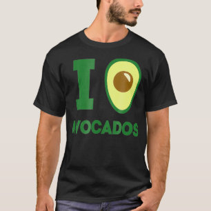 Ik Hart Avocados Ik Houd van Avocado's Keto Dieet  T-shirt